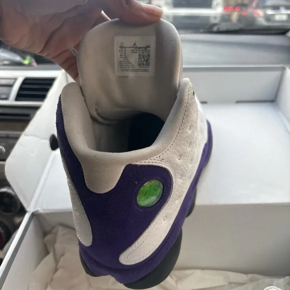 Jordan Air Jordan 13 Retro Box — White/Black/Purple Label - Picture 3 of 6